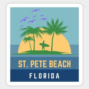 St Pete Beach Florida Sticker